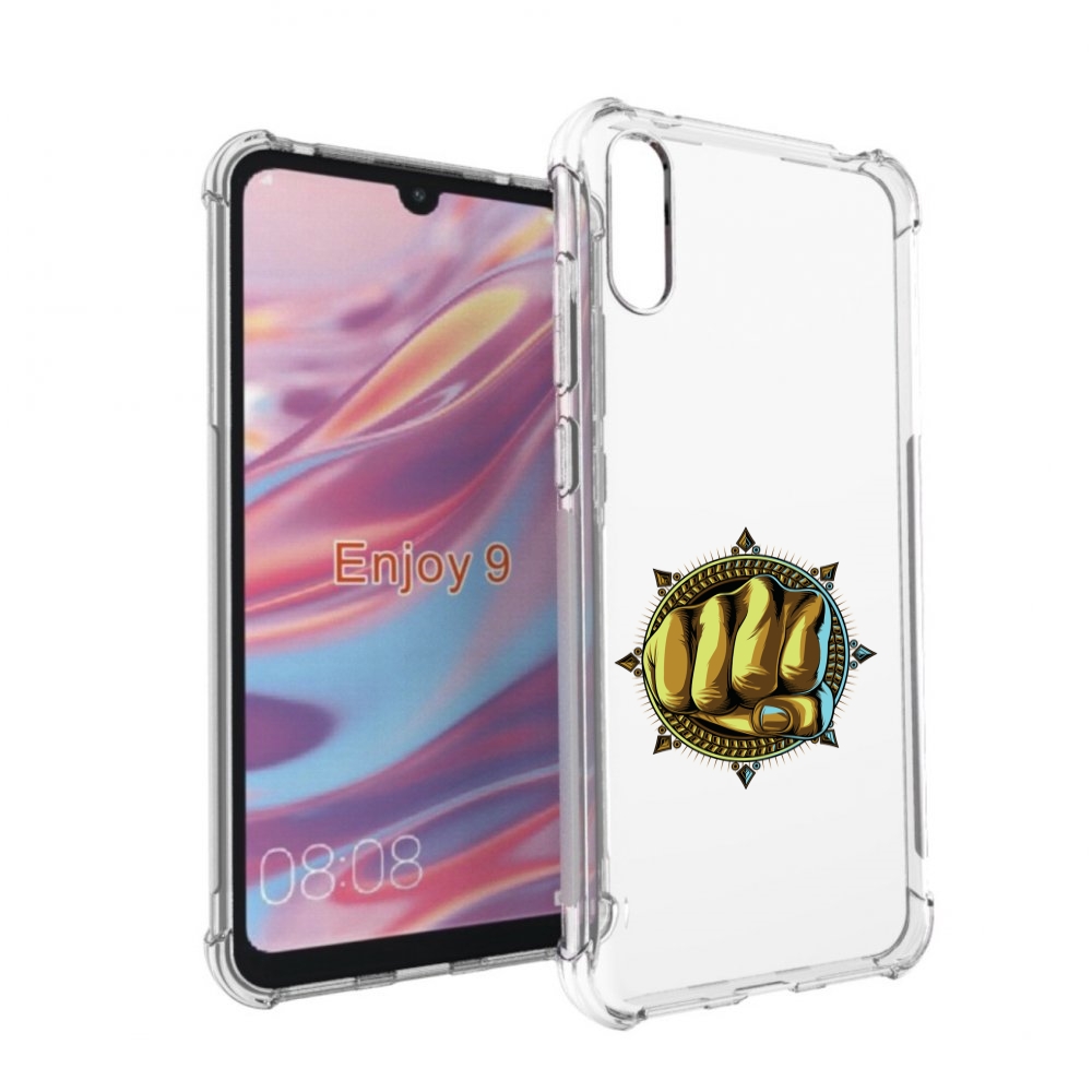 

Чехол бампер MyPads кулак для Huawei Enjoy 9, Прозрачный, Tocco