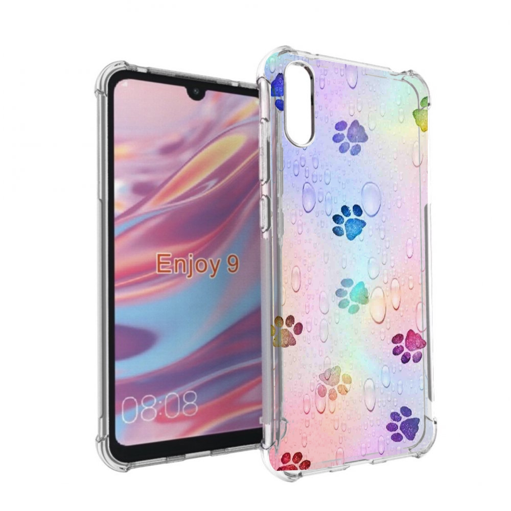 

Чехол бампер MyPads лапки для Huawei Enjoy 9, Прозрачный, Tocco