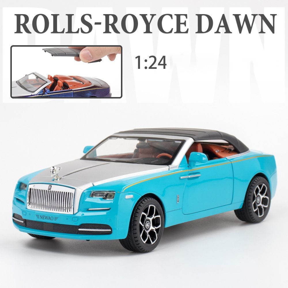 Машинка металлическая Элемент Rolls Roys Dawn 1:24, blue