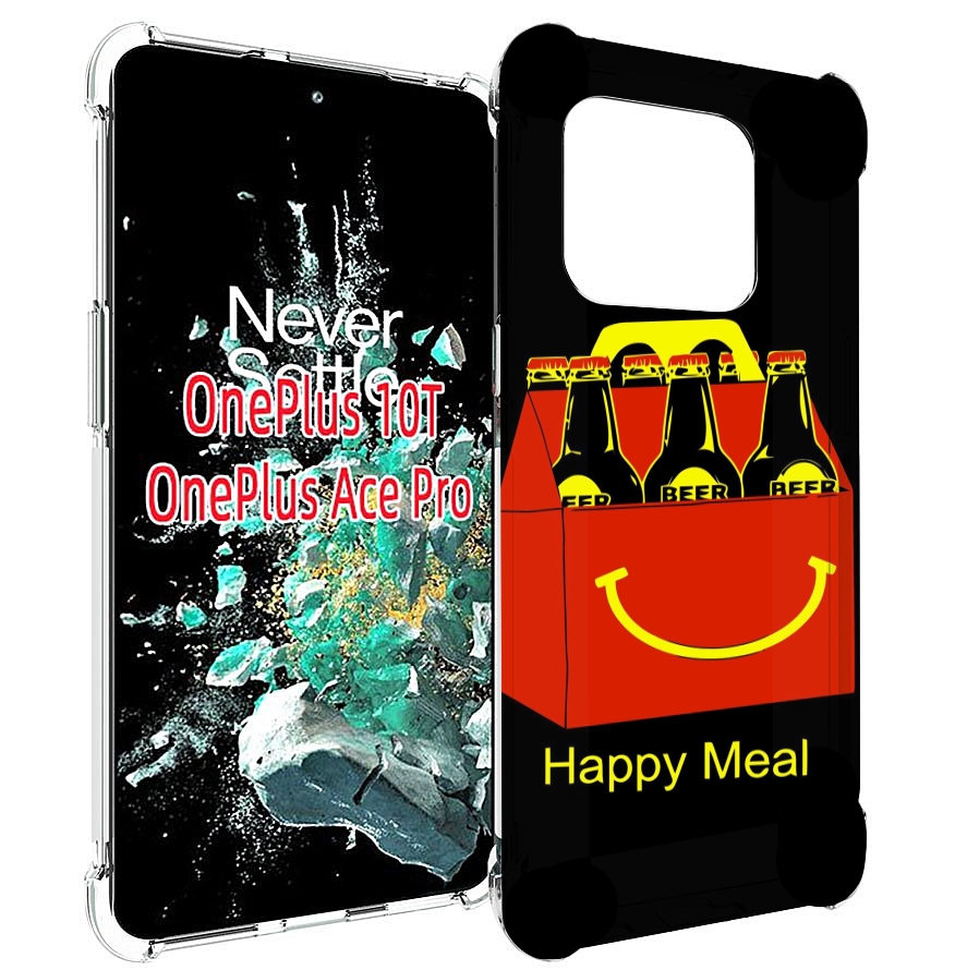 

Чехол MyPads Happy Meal для OnePlus 10T, Прозрачный, Tocco