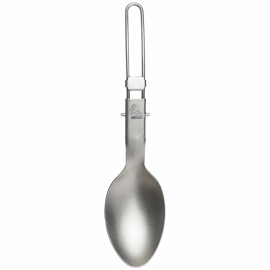 Ложка складная, большая NZ Ti Folding Spoon (титан, 21х43х158 мм) TC-315