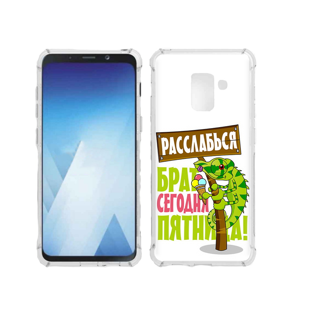 

Чехол MyPads Tocco для Samsung Galaxy A5 (2018) пятница (PT95317.573.562), Прозрачный, Tocco