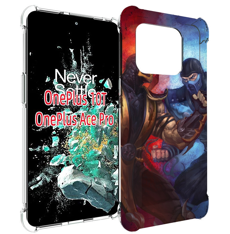 

Чехол MyPads Mortal Kombat art для OnePlus 10T, Прозрачный, Tocco