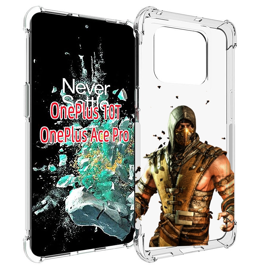 

Чехол MyPads Mortal Kombat scorpion для OnePlus 10T, Прозрачный, Tocco