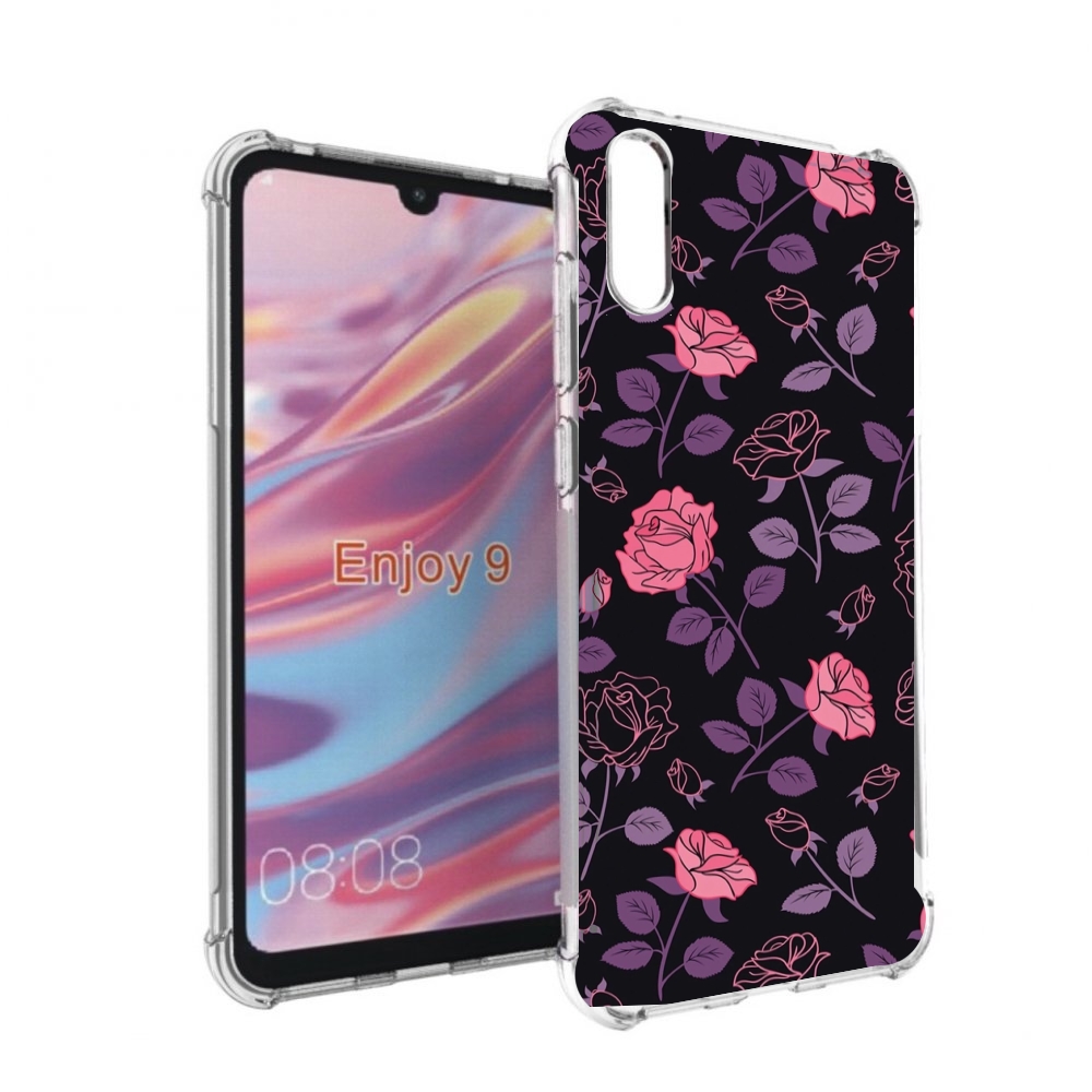

Чехол бампер MyPads маленькие розочки на черном фоне женский для, Прозрачный, Tocco
