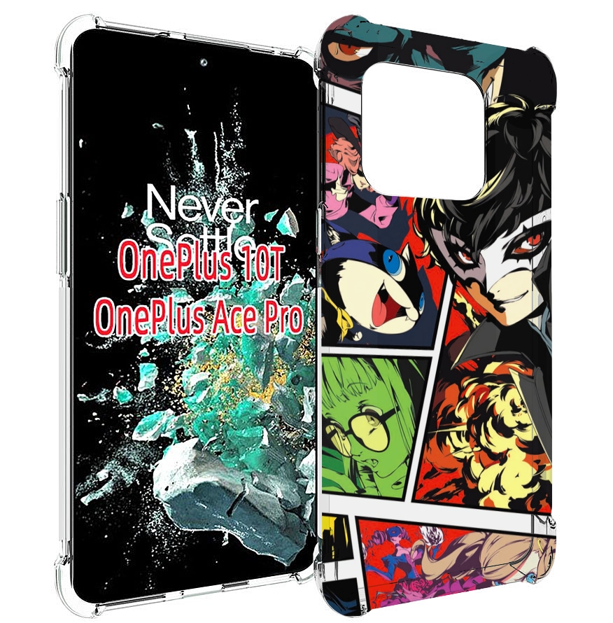 

Чехол MyPads Persona 5 art для OnePlus 10T, Прозрачный, Tocco