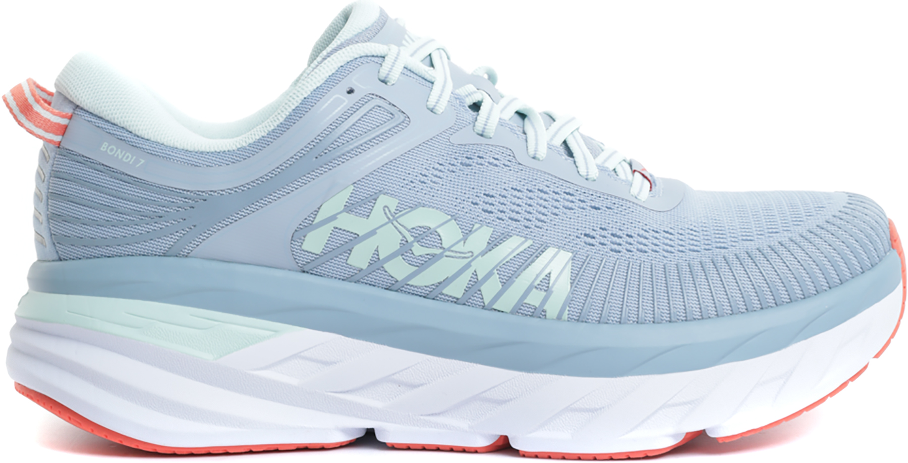 фото Кроссовки женские hoka bondi 7 голубые 6.5 us