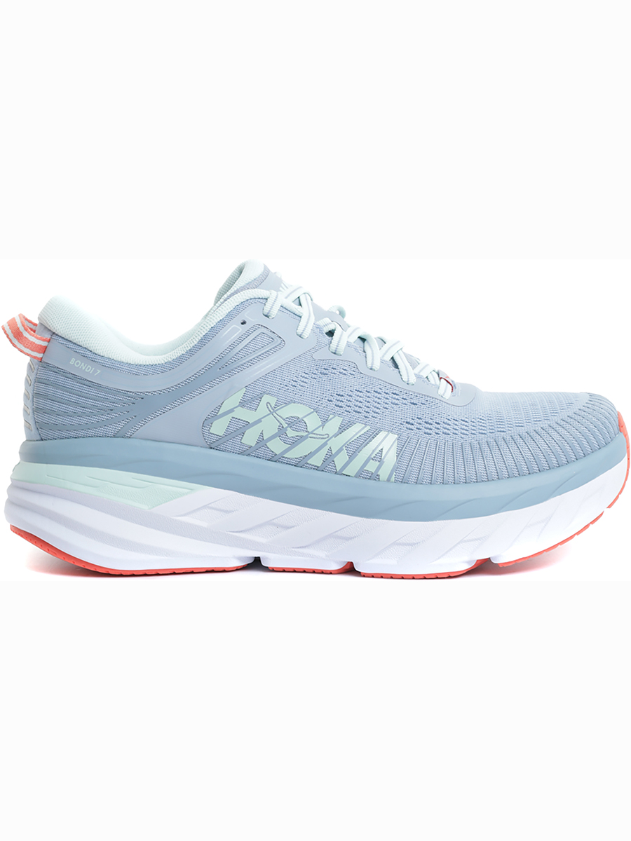 фото Кроссовки женские hoka bondi 7 голубые 6.5 us