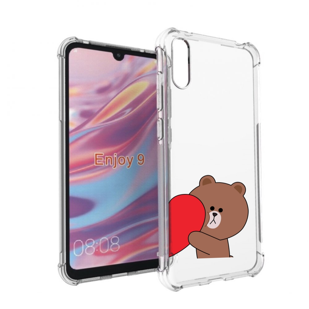 

Чехол бампер MyPads медвежонок детский для Huawei Enjoy 9, Прозрачный, Tocco