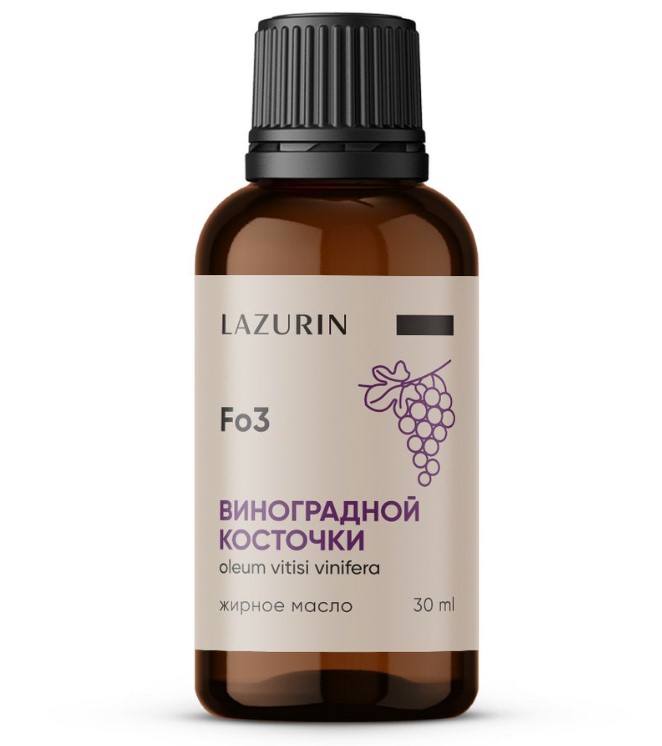 

Жирное масло Виноградной косточки, в индивидуальной упаковке 30 мл