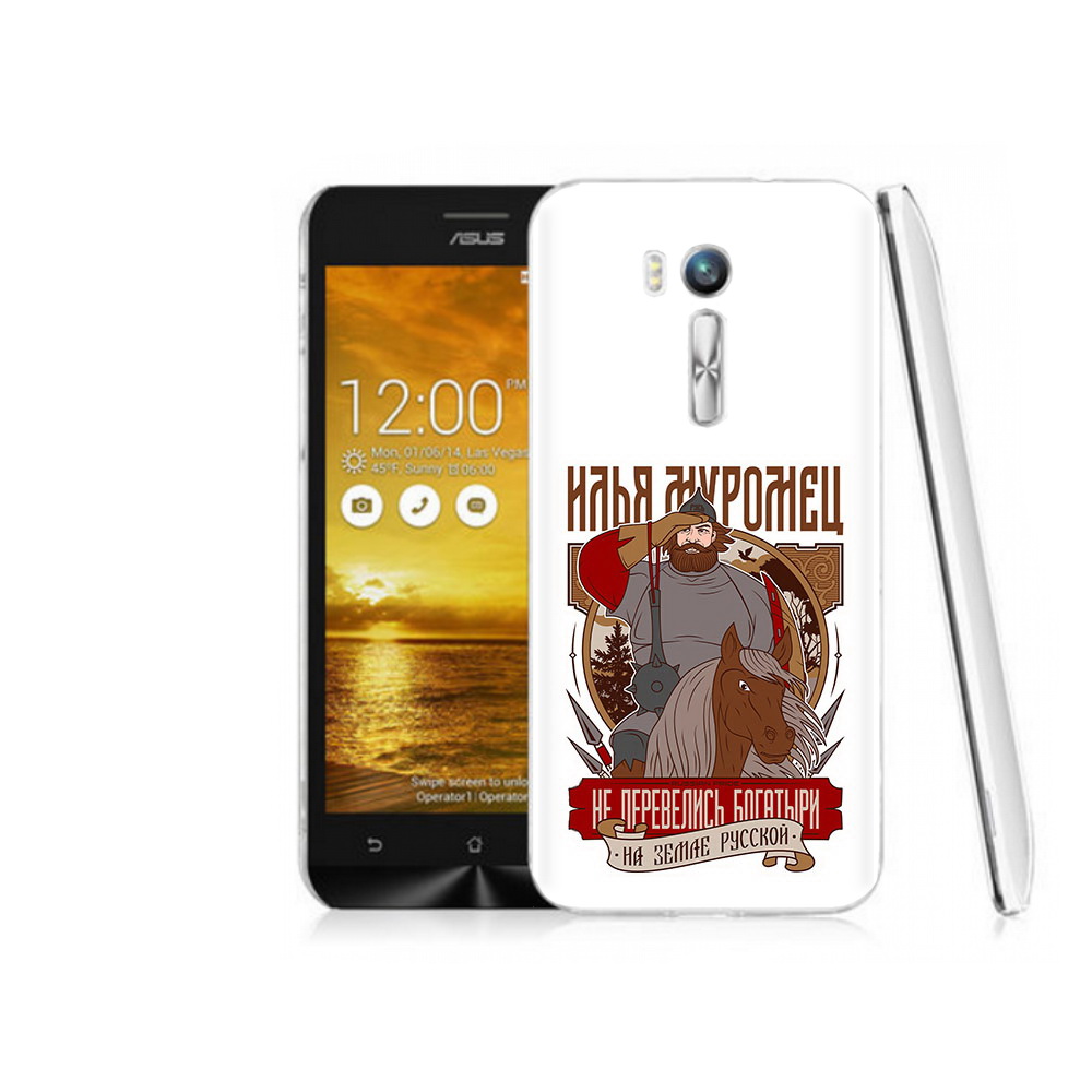 

Чехол MyPads Tocco для Asus ZenFone Go (ZB551KL) Илья Муромец, Прозрачный, Tocco