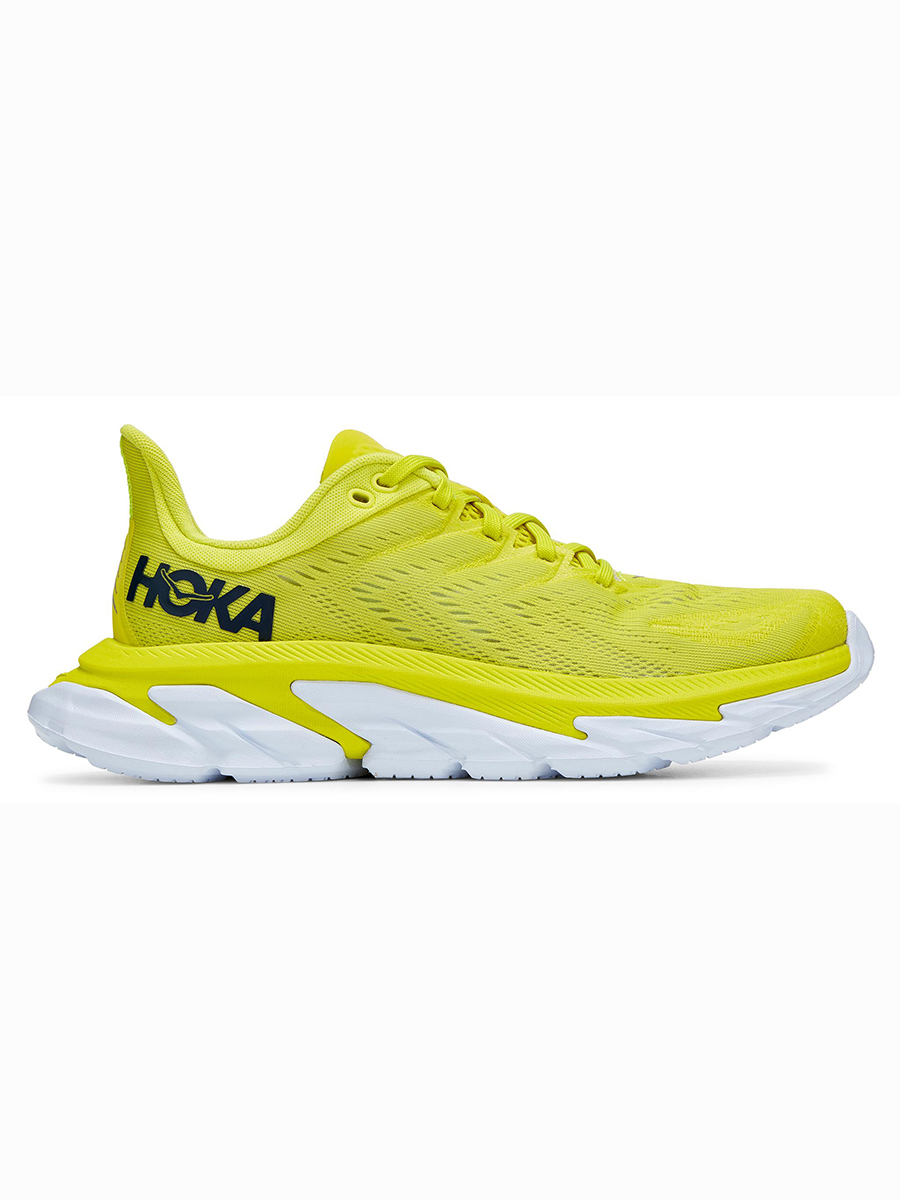 фото Кроссовки женские hoka w clifton edge желтые 9 us