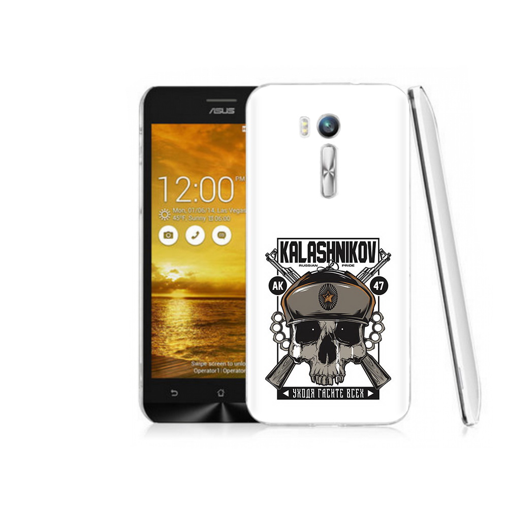 

Чехол MyPads Tocco для Asus ZenFone Go (ZB551KL) Калашников, Прозрачный, Tocco