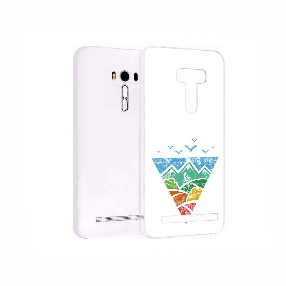 Чехол MyPads Tocco для Asus ZenFone 2 Laser (ZE550KL) Лес земля море чайки