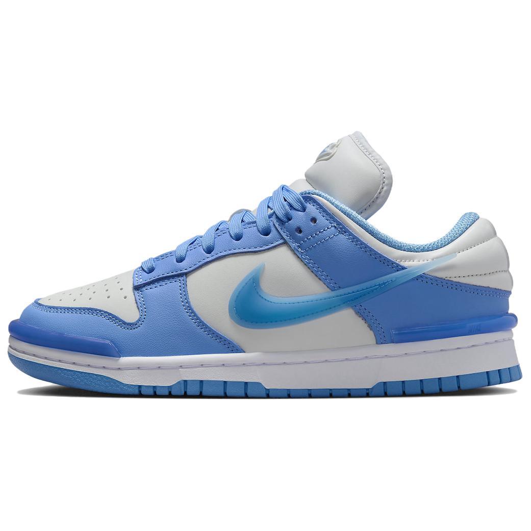 

Кеды унисекс Nike Dunk Low Twist University Blue голубые 36.5 EU, Голубой, Dunk Low Twist University Blue