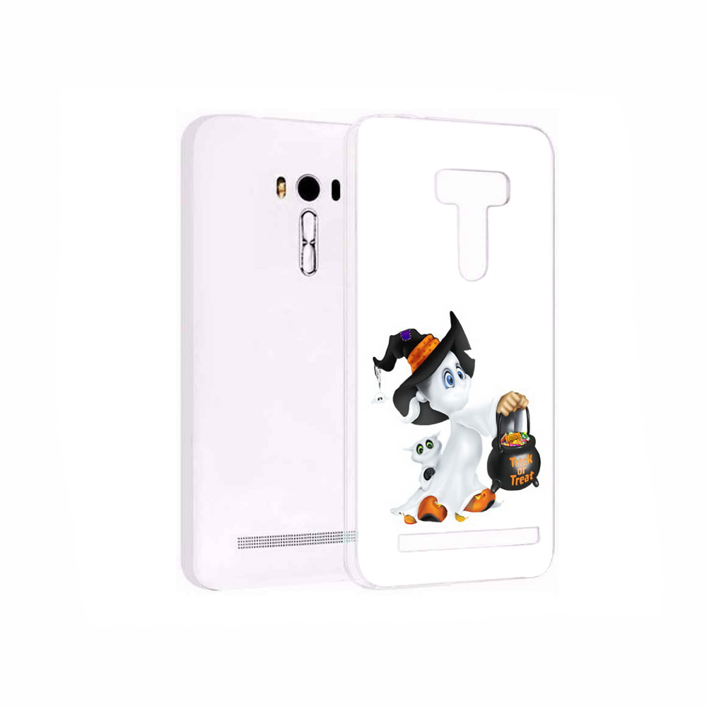 Чехол MyPads Tocco для Asus ZenFone 2 Laser (ZE550KL) Маленький призрак