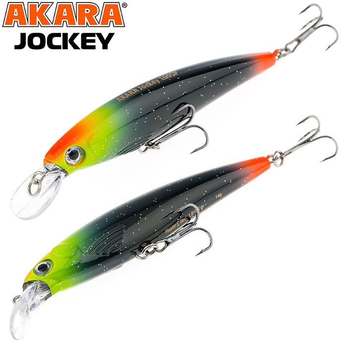 

Воблер Akara Jockey 100SP 14 гр 1/2 oz 3,9 in A183, Разноцветный, Jockey