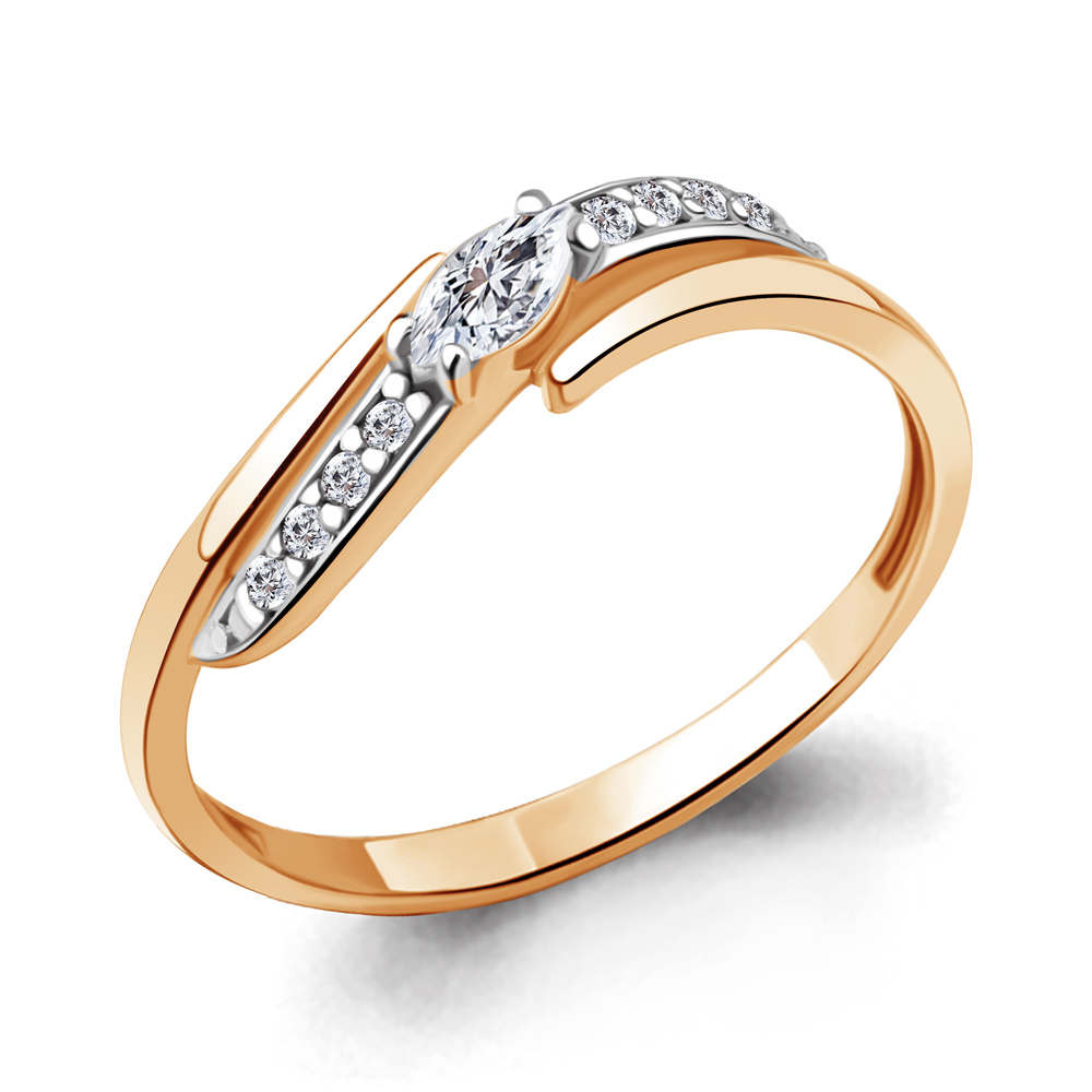 

Кольцо из серебра р. 16,5 AQUAMARINE 67146А_925_з, 67146А_925_з