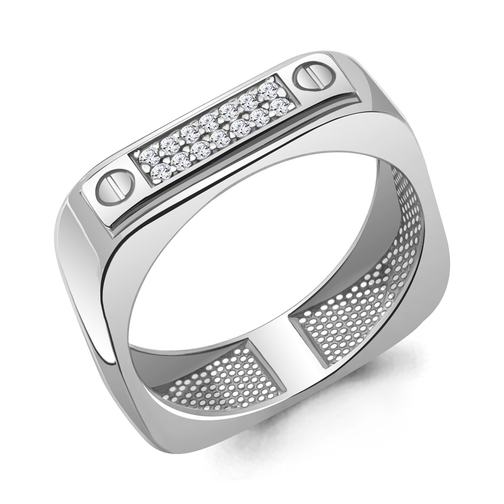 

Кольцо из серебра р. , AQUAMARINE 67778А_925_р, 67778А_925_р