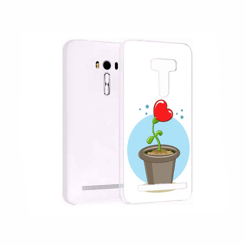 Чехол MyPads Tocco для Asus ZenFone 2 Laser (ZE550KL) Растение любви 14 февраля