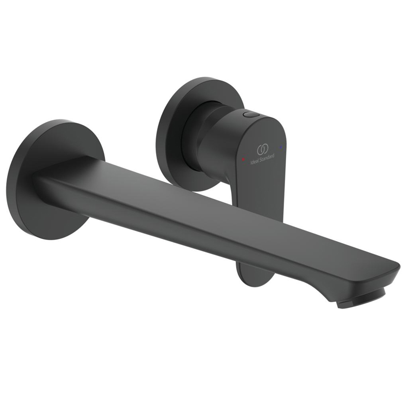 

Cerafine O cмеситель для умывальника, встраиваемый, цвет: Silk Black BD133XG, Черный