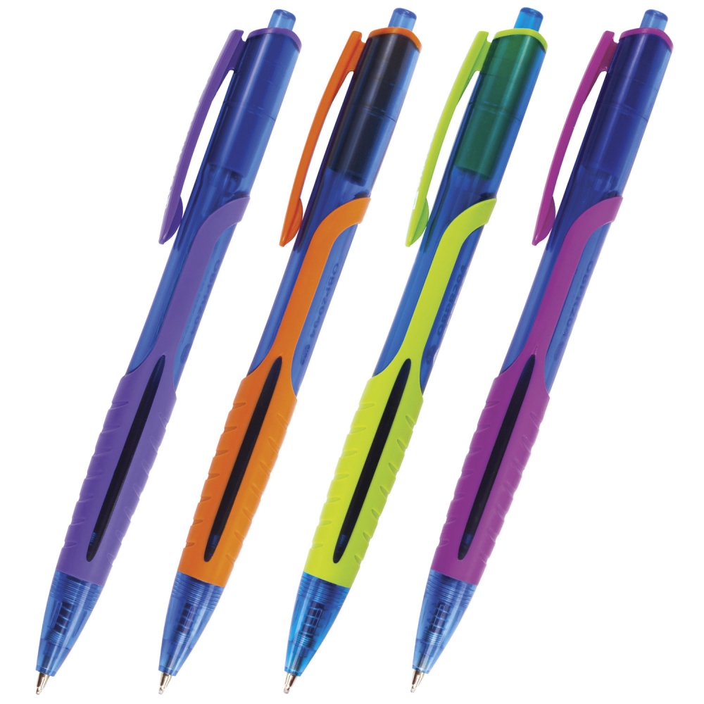 

Ручка шариковая Brauberg Phantom Color автоматическая масляная синяя, 142938