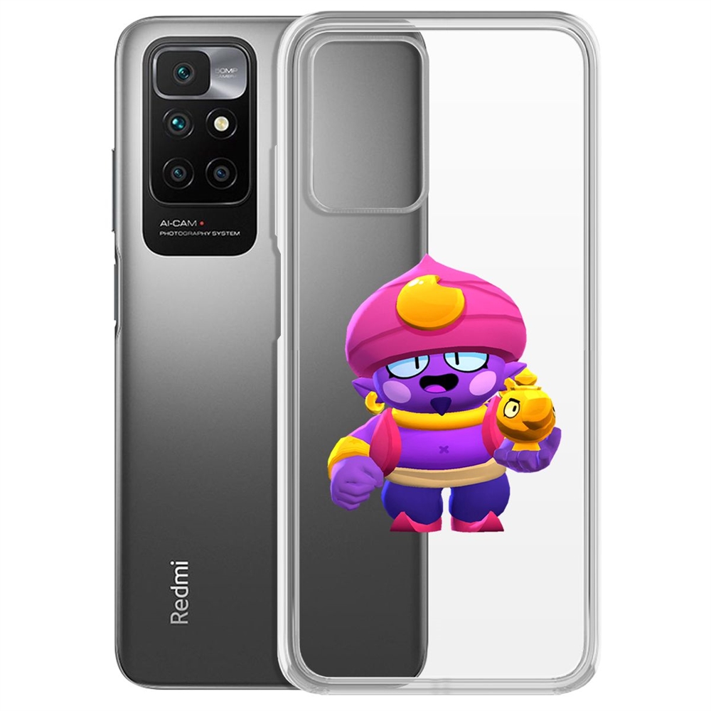

Чехол-накладка Brawl Stars-Джин для Xiaomi Redmi 10