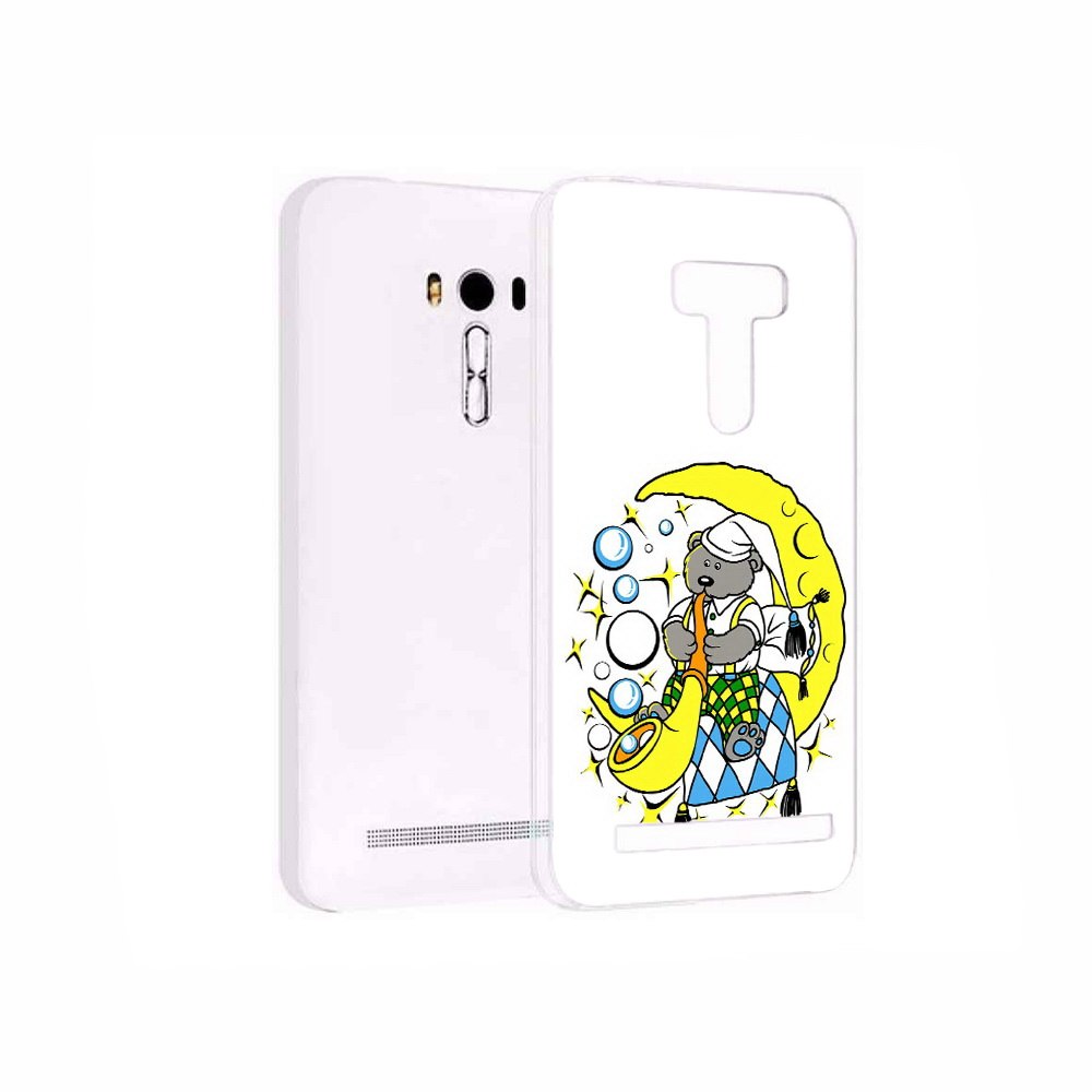 

Чехол MyPads Tocco для Asus ZenFone 2 Laser (ZE550KL) Сырная луна, Прозрачный, Tocco