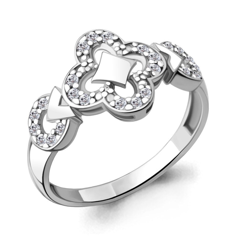 

Кольцо из серебра р. 17 AQUAMARINE 67213А_925_р, 67213А_925_р