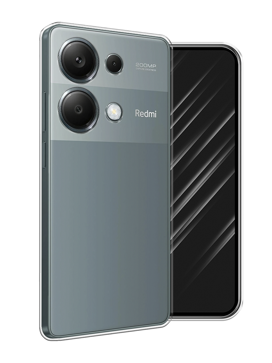 

Чехол Awog на Poco M6 Pro 4G прозрачный, 321750-1