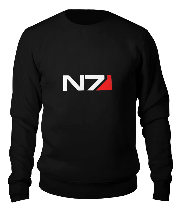 

Свитшот унисекс Printio N7 (mass effect) черный S, N7 (mass effect)