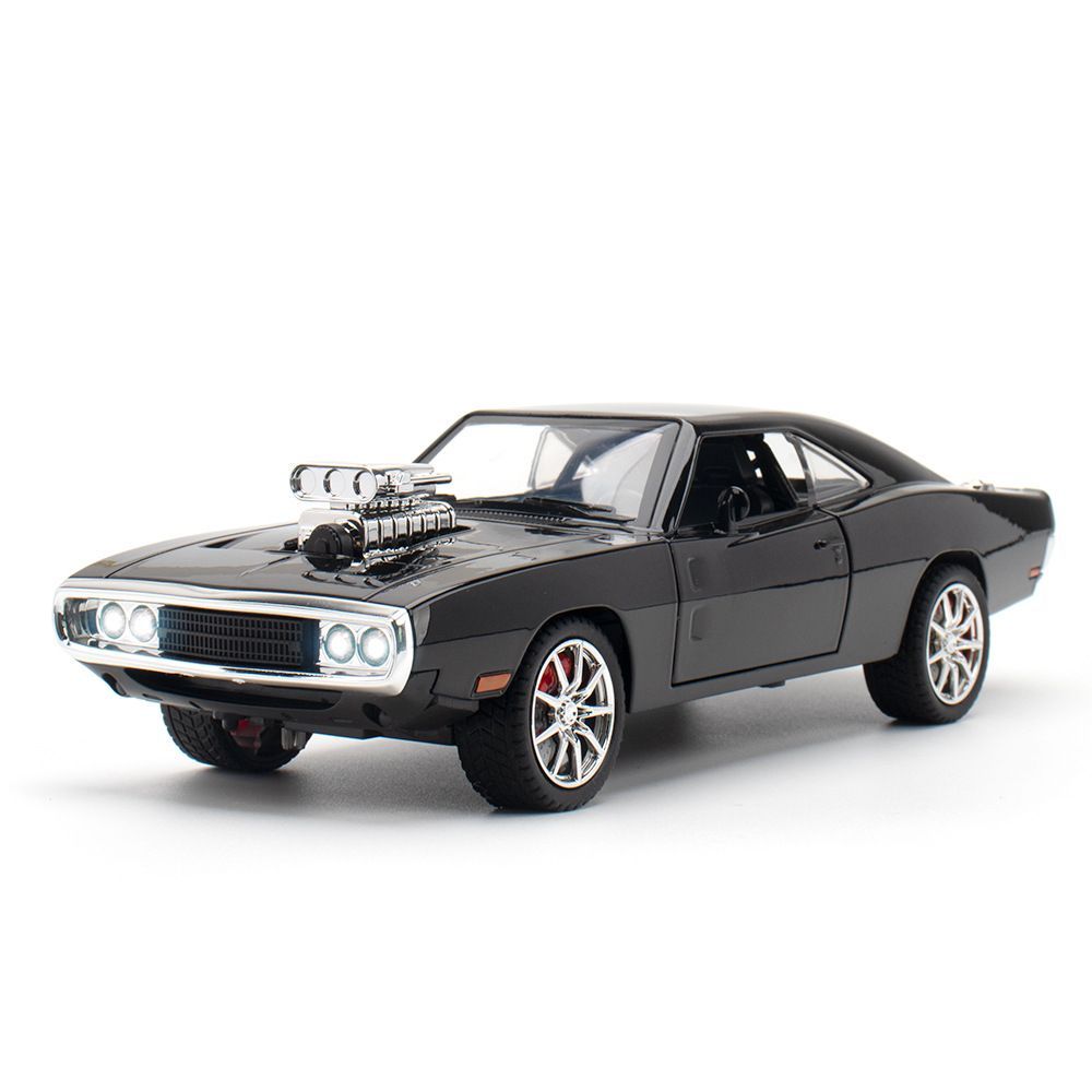 Машинка металлическая Элемент Dodge charger black 1:24, коллекционная