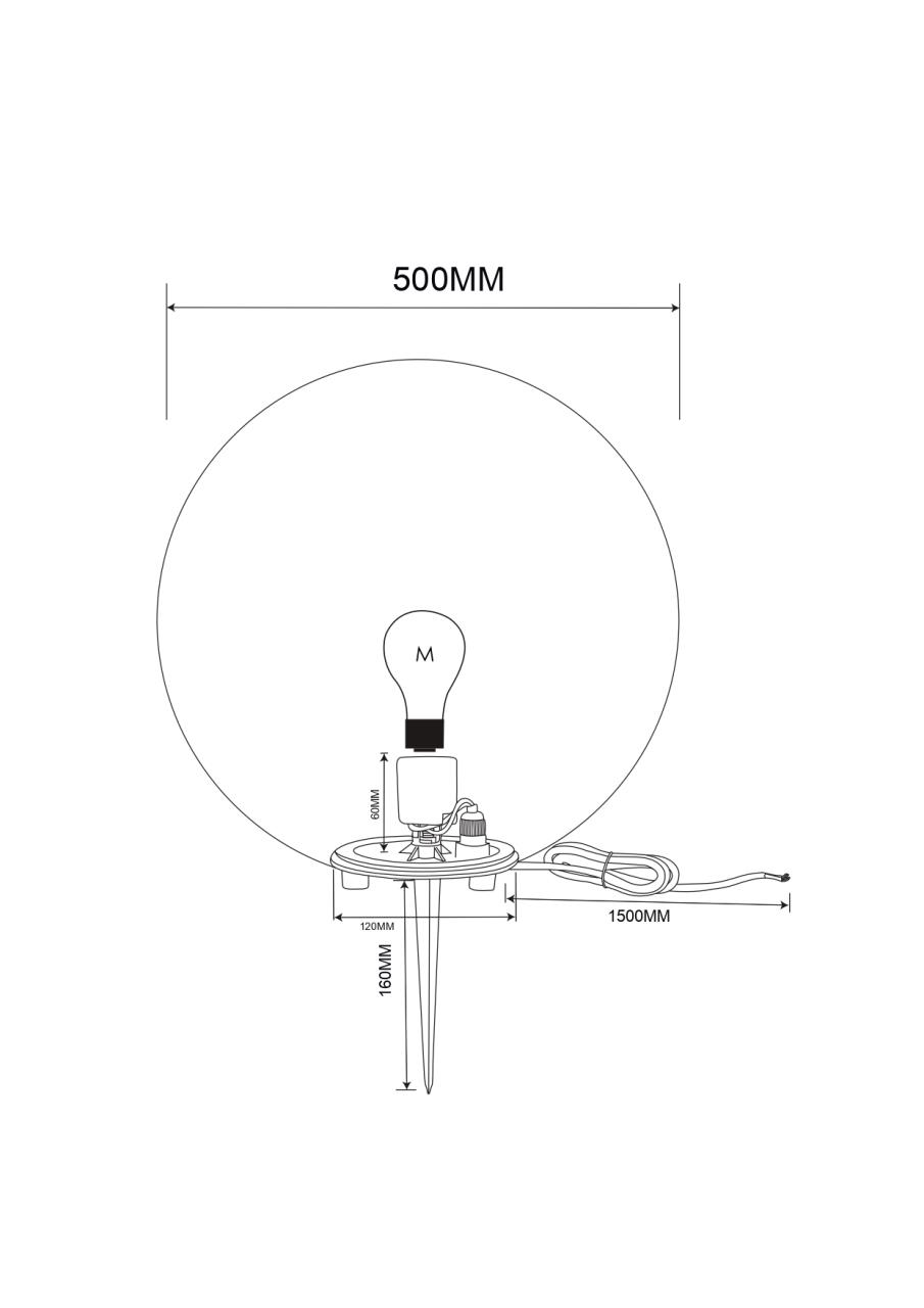 

Садовый светильник Outdoor Erda O594fl-01w1 1 шт., Erda
