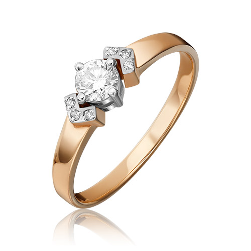 

Кольцо из золота с бриллиантом р. 18 PLATINA jewelry 01-0557-00-101-1111-30, 01-0557-00-101-1111-30
