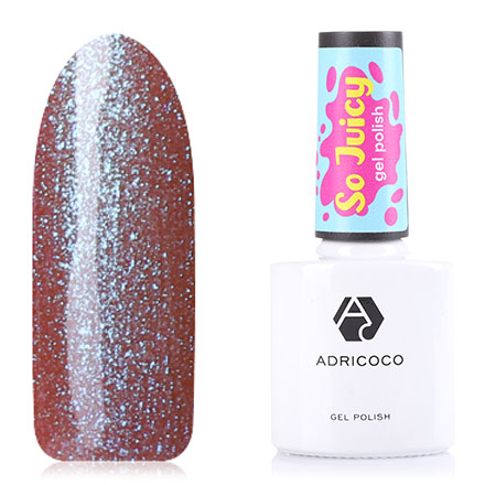

Набор, ADRICOCO, Гель-лак So Juicy №12, Шоколадный шейк, 2 шт.