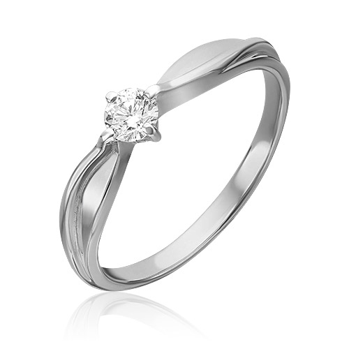 

Кольцо из золота р.  PLATINA jewelry 01-0732-00-101-1120-30, бриллиант, 01-0732-00-101-1120-30