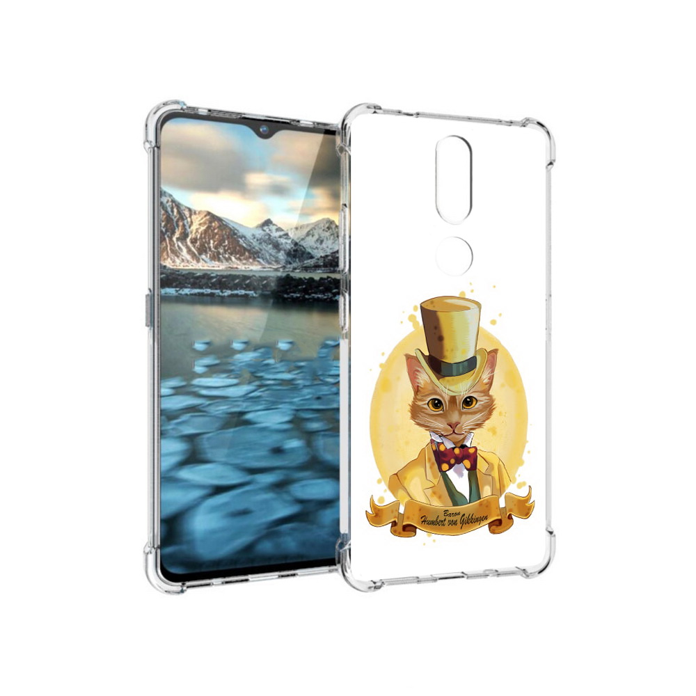 Чехол MyPads Tocco для Nokia 2.4 кот юрист (PT227049.107.401)