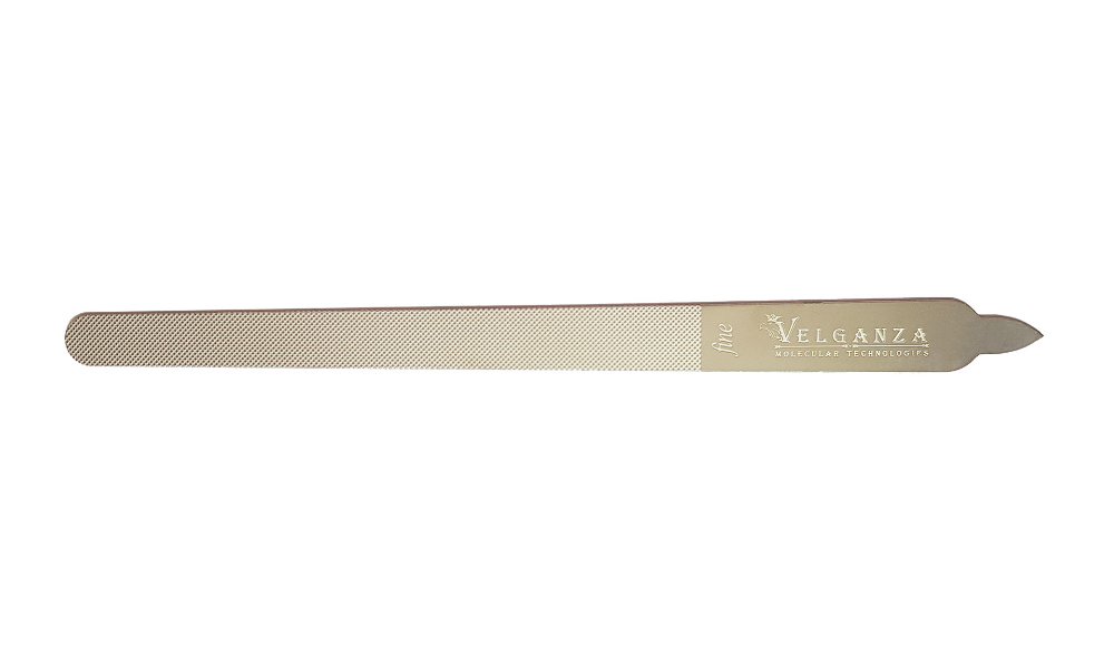 Пилка с лазерной обработкой Velganza LNF-07 для ногтей и боковых валиков, 15,5 см набор силиконовых валиков lash