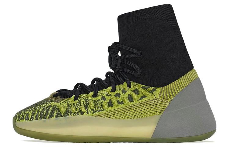 

Кроссовки унисекс Adidas Yeezy BSKTBL Knit Energy Glow TPU желтые 42 EU, Желтый, Yeezy BSKTBL Knit Energy Glow TPU
