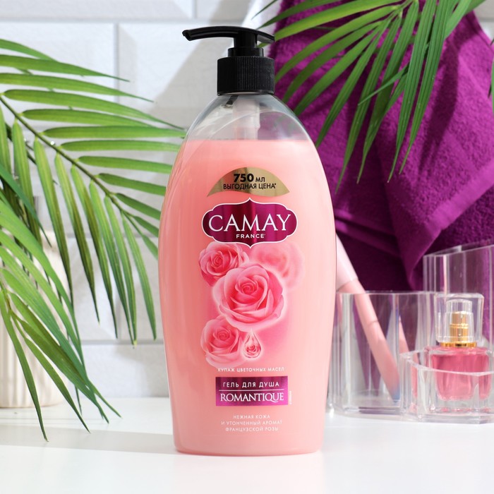

Гель для душа Camay романтик 750 мл
