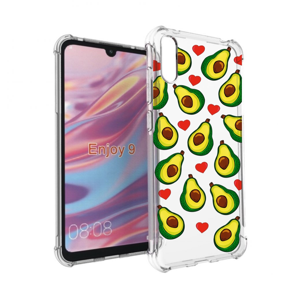 

Чехол бампер MyPads миленькие-авокадо для Huawei Enjoy 9, Прозрачный, Tocco