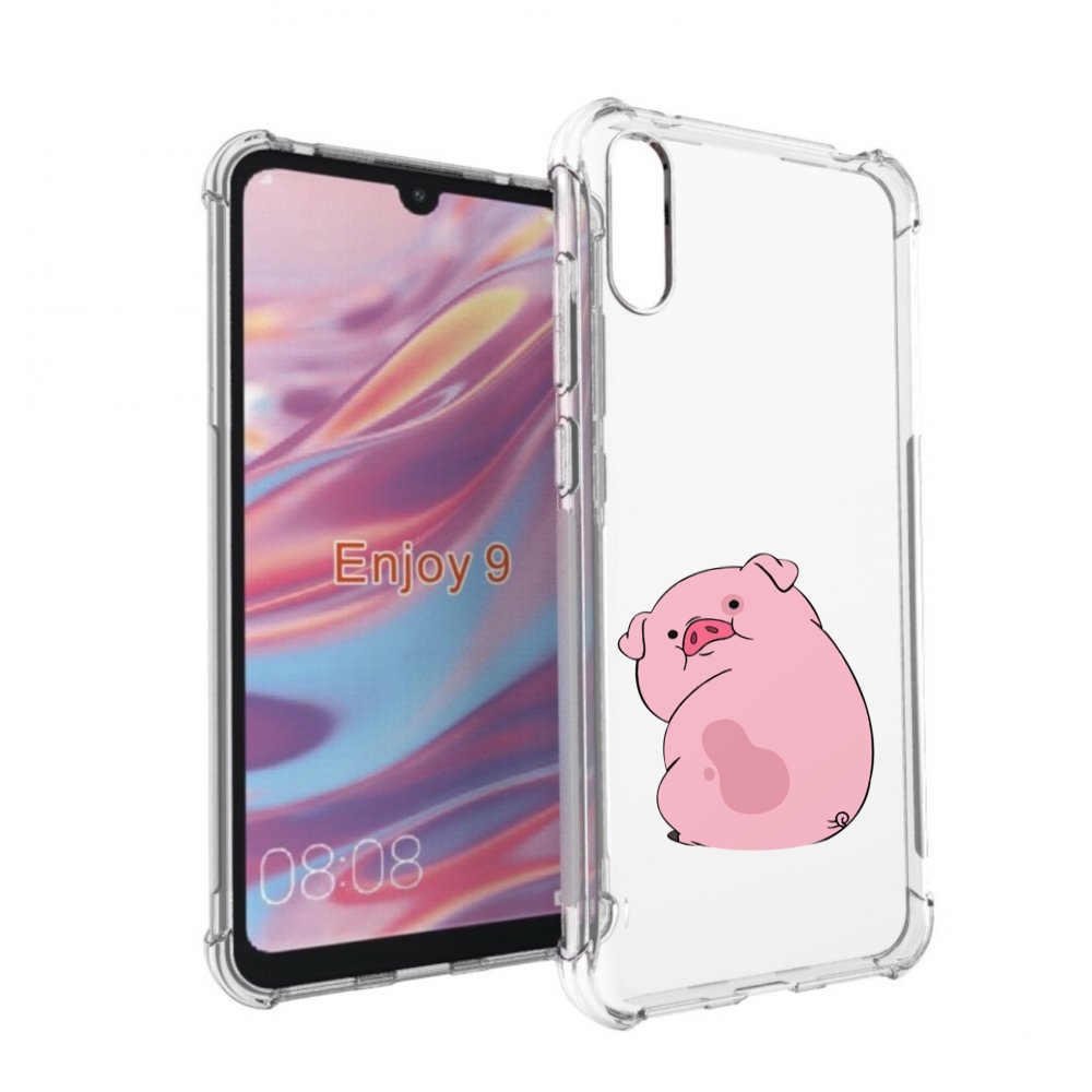 

Чехол бампер MyPads милый-поросенок детский для Huawei Enjoy 9, Прозрачный, Tocco