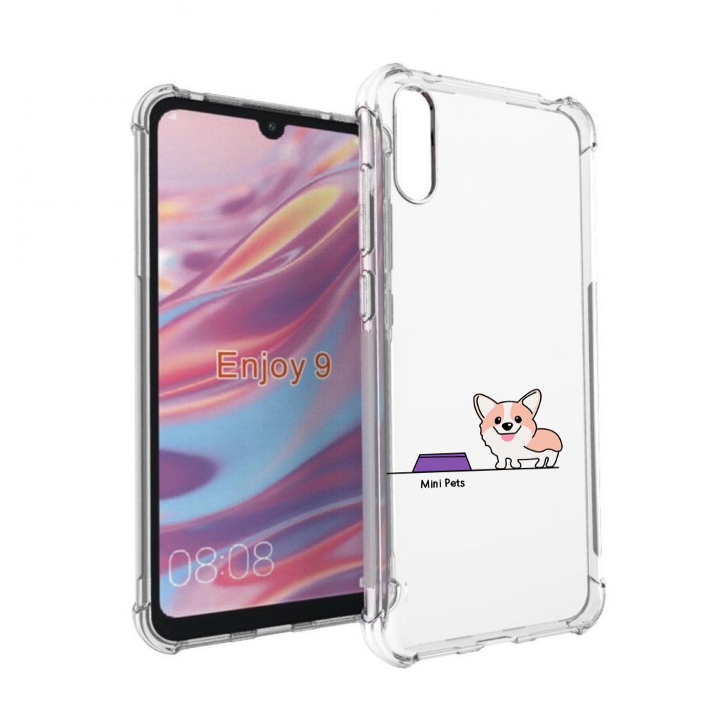 

Чехол бампер MyPads мини-питомец детский для Huawei Enjoy 9, Прозрачный, Tocco