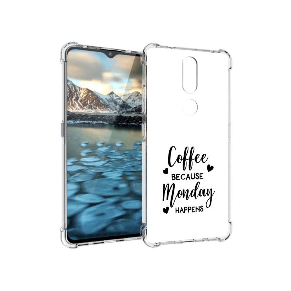 

Чехол MyPads Tocco для Nokia 2.4 кофе и понедельник стал счастливым (PT227049.107.402), Прозрачный, Tocco