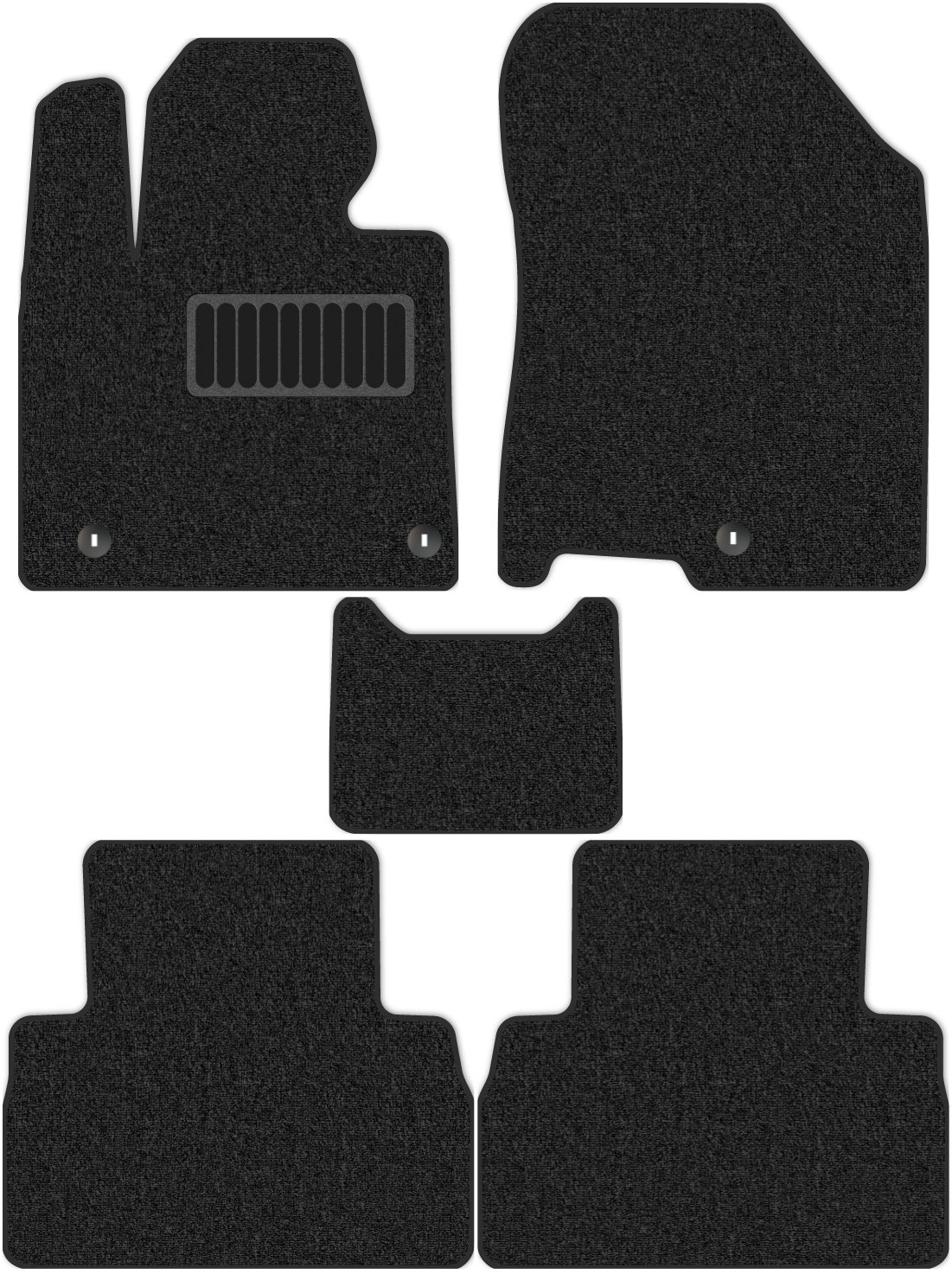 

Коврики текстильные Allmone Классик для Hyundai Santa Fe IV TM 2018 - 2021, 2451-S5YLT-A