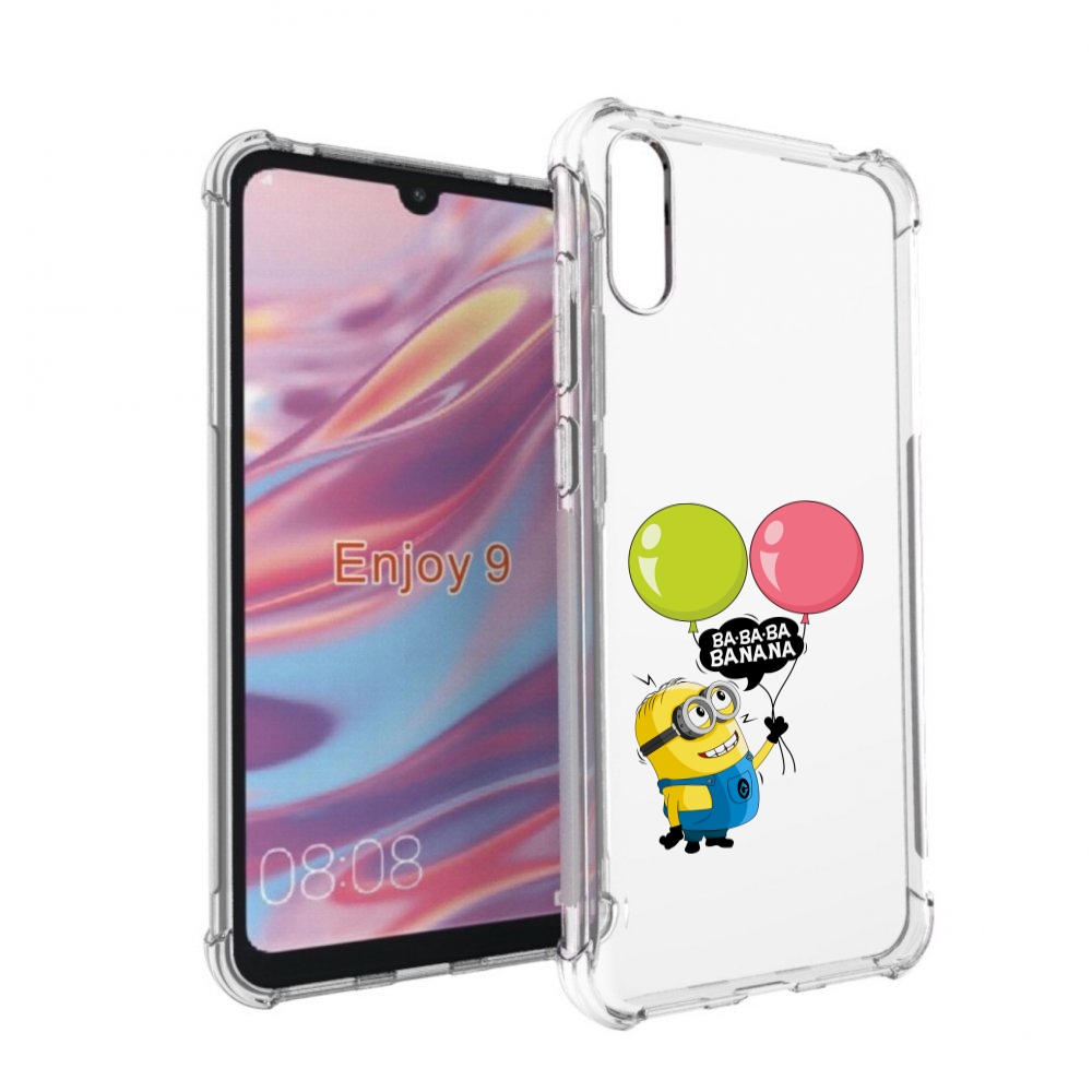 

Чехол бампер MyPads миньон-с-шариками для Huawei Enjoy 9, Прозрачный, Tocco