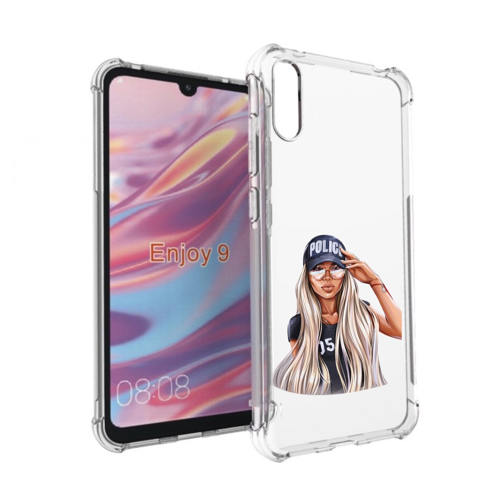 

Чехол бампер MyPads модная-девушка-арт женский для Huawei Enjoy, Прозрачный, Tocco