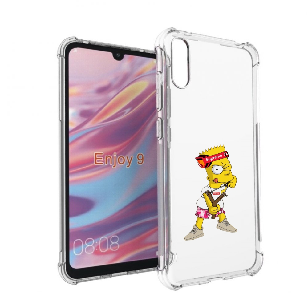 

Чехол бампер MyPads модный-барт-симпсон для Huawei Enjoy 9, Прозрачный, Tocco