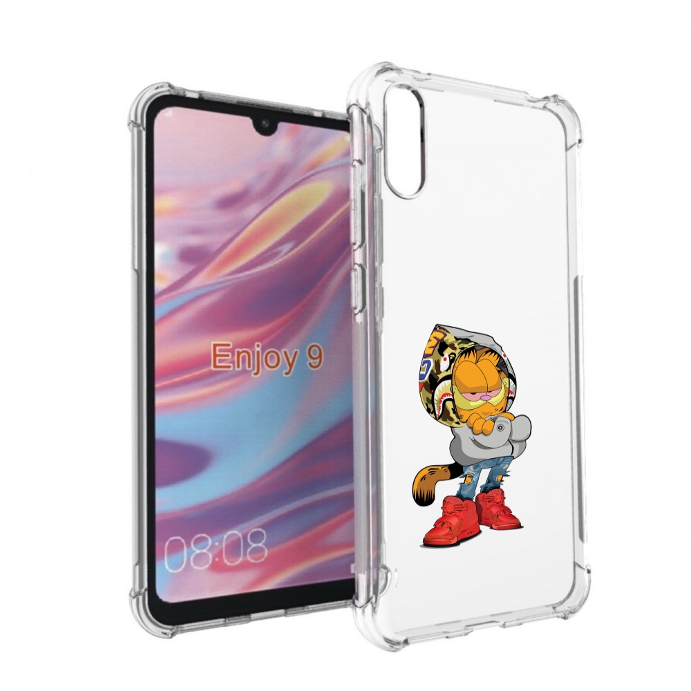 

Чехол бампер MyPads модный-котяра детский для Huawei Enjoy 9, Прозрачный, Tocco