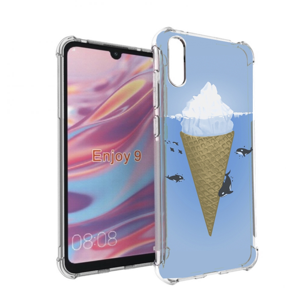

Чехол бампер MyPads мороженное-у-косаток для Huawei Enjoy 9, Прозрачный, Tocco